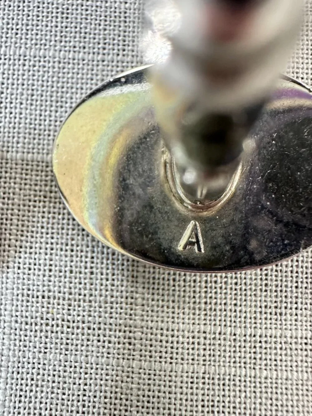 Vintage 1942 Anson City of Richmond Shield Tie Clip and Cufflinks